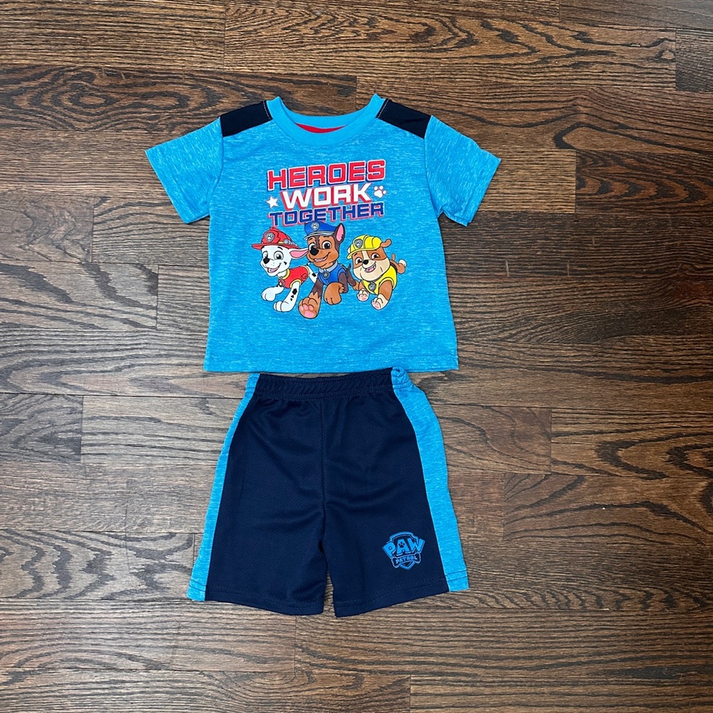 Paw Patrol Blue and Navy Kids Outfit
